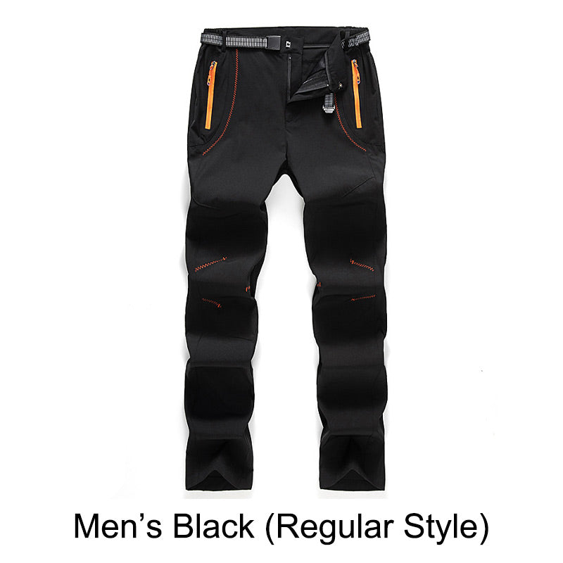 🔥👖 מכנסי טיולים חמים, עמידים ברוח ובמים, עם מותניים אלסטיות