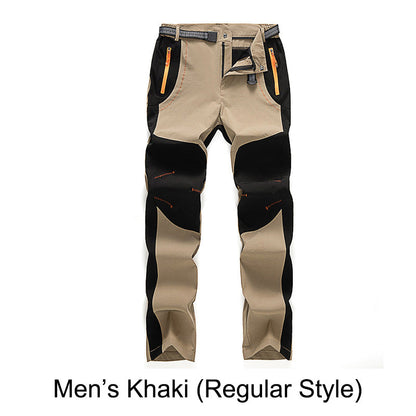 🔥👖 מכנסי טיולים חמים, עמידים ברוח ובמים, עם מותניים אלסטיות