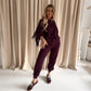 Women's Tassel Sleeve Sweatshirt & Jogger Pants Set【FREE SHIPPING】
