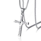 Unisex Cross Pendant Necklace for Men and Women