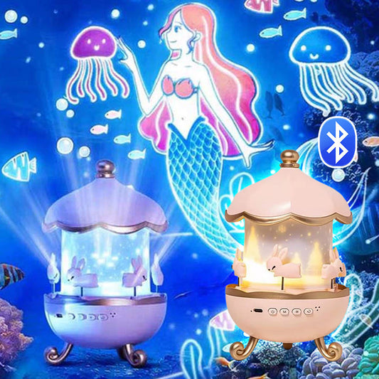 Bluetooth Night Light Projector for Girls