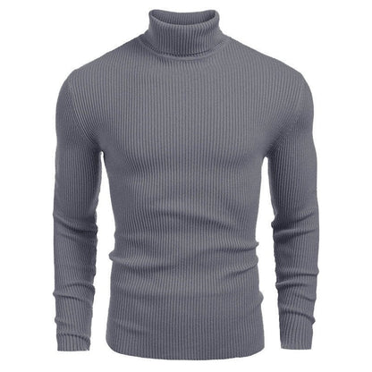 ❄️ Cold-Weather Comfort | Men's Soft Knit Turtleneck Sweater