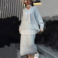 ✨ Women’s Lace-Trim Knit Sweater & Skirt 2-Piece Set — Effortless Elegance for Autumn & Winter ❄️👗