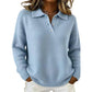 Women's Soft Collared Button Knit Sweater