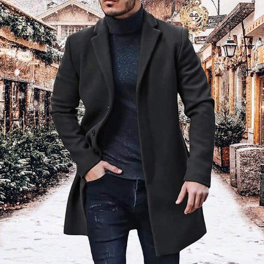 ⏳Limited-time 50% off⏰Men's Versatile & Cozy Tweed Coat🧥