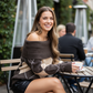Women's Off-the-Shoulder Argyle Knit Sweater