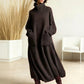 Women's Turtleneck Long Sleeve Knit Sweater Dress