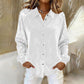 Women's Sequin Long Sleeve Button-Down Shirt