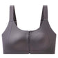 Women's Comfortable Wireless Seamless Zip Front Closure Bra