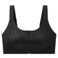Women's Comfortable Wireless Seamless Zip Front Closure Bra