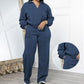 Long Sleeve Top & Elastic Drawstring Pants Set