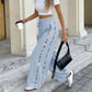 Women's Casual Drawstring Wide-Leg Pants