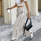Women's Casual Drawstring Wide-Leg Pants
