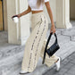 Women's Casual Drawstring Wide-Leg Pants