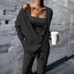 Women's Knit Cardigan, Vest & Pants Set