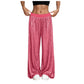 Women’s Sequin Wide-Leg Pants with Elastic Waist