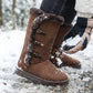 Women's Ultra-Warm Faux Fur Lined Mid-Calf Snow Boots