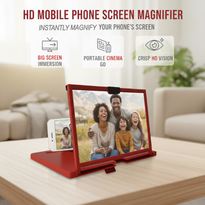 🎬Ease Eye Strain, Make Screen “Bigger” | HD Phone Magnifier for Easier Viewing