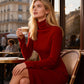 Elegant Turtleneck Slim-Fit Knit Dress