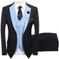 Modern Contrast Color Wedding Suit