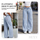 High-elasticity plus-size embroidered bow jeans👖