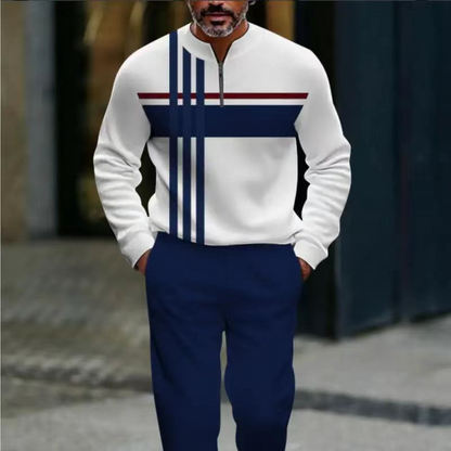 👕🔥 סט חולצה ומכנסיים לגברים עם הדפס גרפי 👖