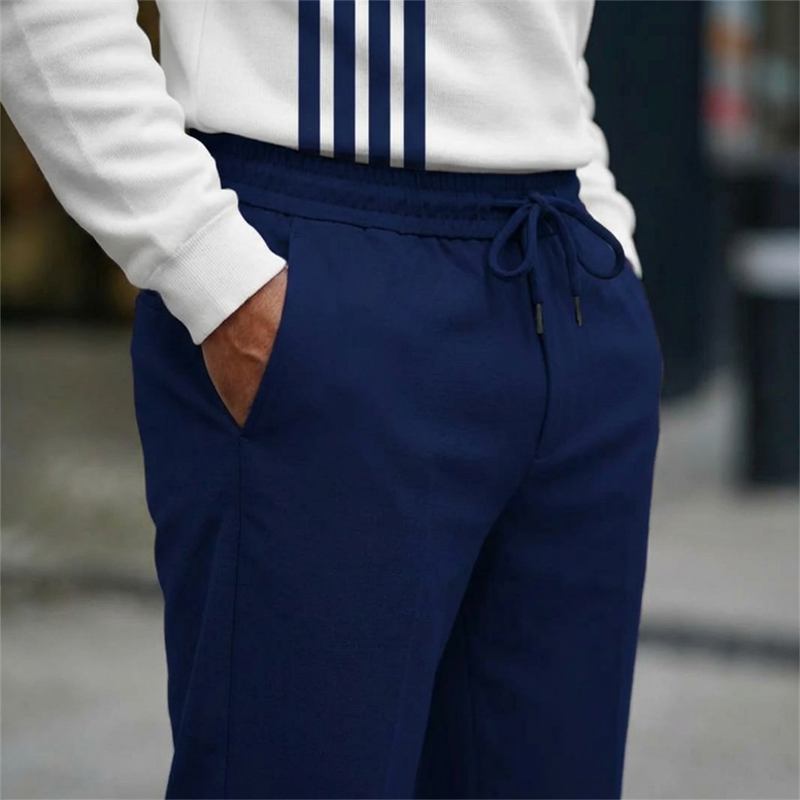 👕🔥 סט חולצה ומכנסיים לגברים עם הדפס גרפי 👖