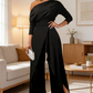 🎁New arrival 50% OFF💥Women's Elegant One-Shoulder Jumpsuit