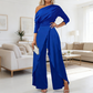 🎁New arrival 50% OFF💥Women's Elegant One-Shoulder Jumpsuit