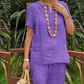 Women's Casual Top & Pants 2-Piece Set