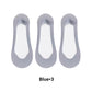 Women's Ultra-Invisible Boat Socks(3 Pairs)