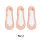 Women's Ultra-Invisible Boat Socks(3 Pairs)