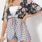 🔥Summer Hot Sale 60% Off!!✨Women's Floral Kimono Ruffle Sleeve Tie Cardigans Flowy Boho Loose Cover Ups