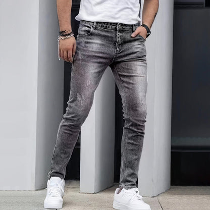 🖤 מבצע בלאק פריידי: 50% הנחה 🖤 👖 ג'ינס מתוח ודמוי לגבר