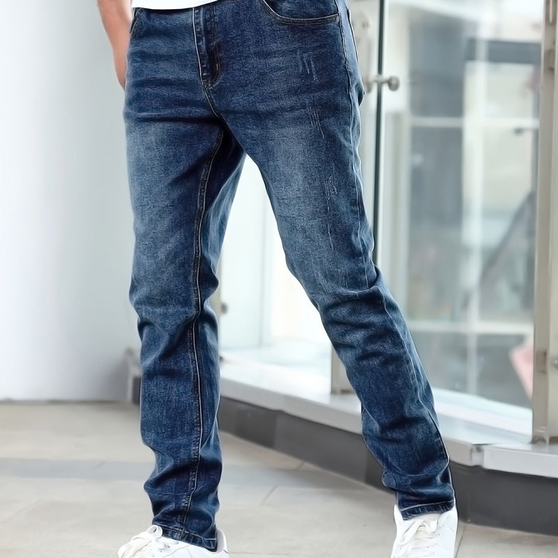 🖤 מבצע בלאק פריידי: 50% הנחה 🖤 👖 ג'ינס מתוח ודמוי לגבר