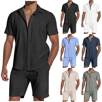 Summer Casual Breathable 2-Piece Set for Men