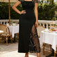 🎁New arrival 50% OFF💥Women's Sequin Patchwork Slit Maxi Dress