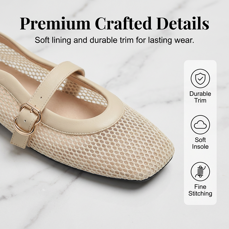👡Hot Sale 50%OFF✨Elegant breathable mesh Mary Jane shoes