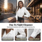 Women's Hollow-Out Lace Long Sleeve Blouse