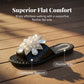 Women's Pearl & Rhinestone Embellished Slide Sandals