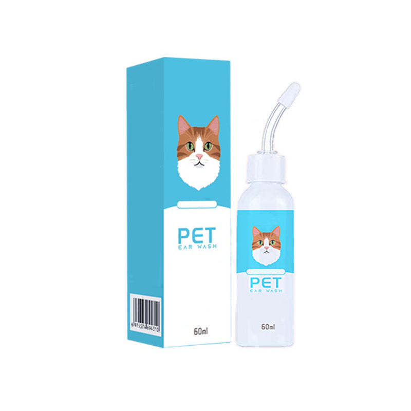 🐶🐱 תמיסת ניקוי אוזניים לכלבים וחתולים | מקלה גירוד וריח ✨ | צמחים טבעיים בטוחים 🌿