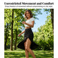 Women's High Waisted Ruched Bodycon Skirt