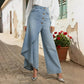 ⏳Limited-time 50% off⏰Asymmetrical Wrap Denim Skirt Pants👖👗