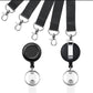 🌟Black Lanyard and Waterproof ID Badge Holder Set🎯 Well-Organized 🏅