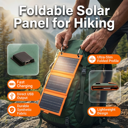 🔥 Hot sale 46% OFF🔥Portable Solar Panel with USB Charging