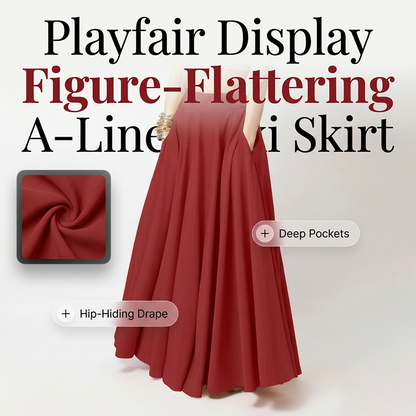 🔥Hot Deals-Figure-Flattering A-Line Maxi Skirt