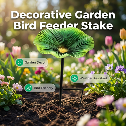 🔥50% OFF for a limited time🔥Vibrant Garden Flower Stake Bird Feeder