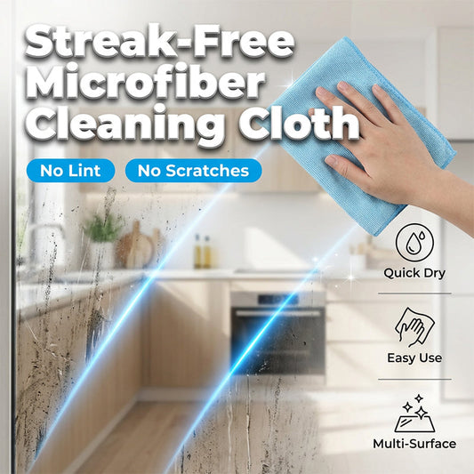 👓 60% OFF NOW! 🫧 Premium Microfiber Cleaning Cloth for Glasses & Screens – Lint-Free, Streak-Free & Ultra-Soft for Delicate Surfaces 📱