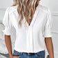 💥Women's Elegant V-Neck Puff Sleeve Blouse