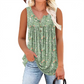 📢LAST DAY SPECIAL PRICE: ￡14.99!⏰Women's Printed Button Sleeveless Top